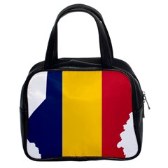 Chad Flag Map Geography Outline Classic Handbag (two Sides) by Sapixe