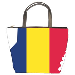 Chad Flag Map Geography Outline Bucket Bag by Sapixe