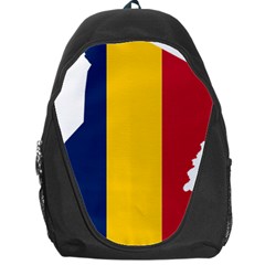 Chad Flag Map Geography Outline Backpack Bag by Sapixe