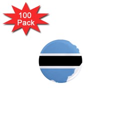 Botswana Flag Map Geography 1  Mini Magnets (100 Pack)  by Sapixe