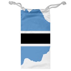 Botswana Flag Map Geography Jewelry Bag by Sapixe