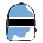 Botswana Flag Map Geography School Bag (XL) Front