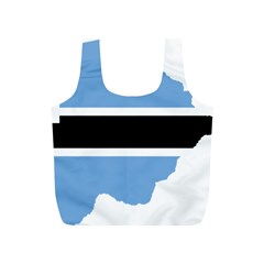 Botswana Flag Map Geography Full Print Recycle Bag (s) by Sapixe