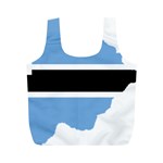 Botswana Flag Map Geography Full Print Recycle Bag (M) Front