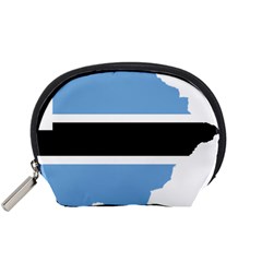 Botswana Flag Map Geography Accessory Pouch (small) by Sapixe