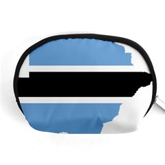 Botswana Flag Map Geography Accessory Pouch (medium) by Sapixe