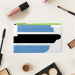 Botswana Flag Map Geography Cosmetic Bag (XS) Front