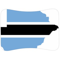 Botswana Flag Map Geography Velour Seat Head Rest Cushion by Sapixe