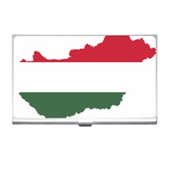 Hungary Country Europe Flag Business Card Holder by Sapixe