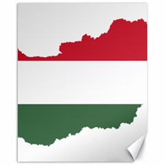 Hungary Country Europe Flag Canvas 16  X 20  by Sapixe