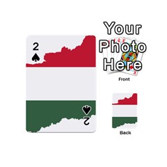 Hungary Country Europe Flag Playing Cards 54 Designs (mini) by Sapixe