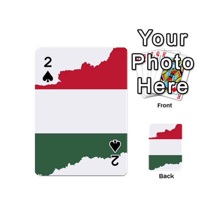 Hungary Country Europe Flag Playing Cards 54 Designs (Mini)