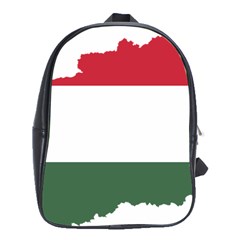 Hungary Country Europe Flag School Bag (xl) by Sapixe