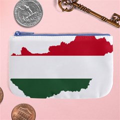 Hungary Country Europe Flag Large Coin Purse by Sapixe