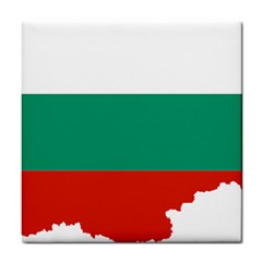 Bulgaria Country Europe Flag Tile Coaster by Sapixe