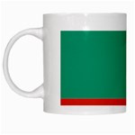 Bulgaria Country Europe Flag White Mugs Left