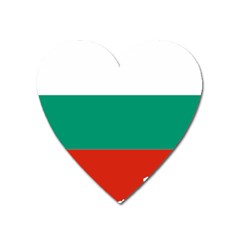 Bulgaria Country Europe Flag Heart Magnet by Sapixe