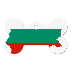 Bulgaria Country Europe Flag Dog Tag Bone (one Side) by Sapixe