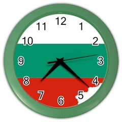 Bulgaria Country Europe Flag Color Wall Clock by Sapixe