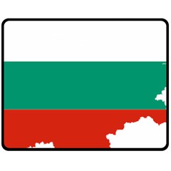 Bulgaria Country Europe Flag Fleece Blanket (medium)  by Sapixe