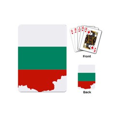 Bulgaria Country Europe Flag Playing Cards Single Design (mini) by Sapixe