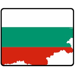 Bulgaria Country Europe Flag Double Sided Fleece Blanket (medium)  by Sapixe