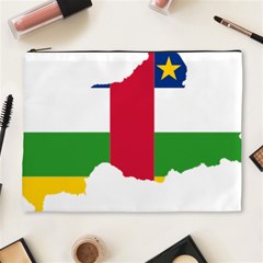 Central African Republic Flag Map Cosmetic Bag (xl) by Sapixe