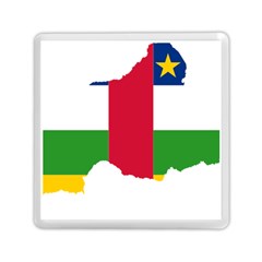 Central African Republic Flag Map Memory Card Reader (square) by Sapixe