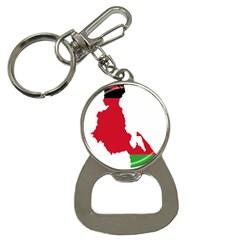 Malawi Flag Map Geography Outline Bottle Opener Key Chain by Sapixe