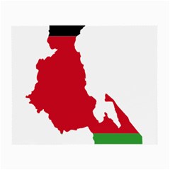 Malawi Flag Map Geography Outline Small Glasses Cloth (2 Sides) by Sapixe