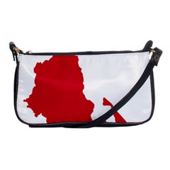 Malawi Flag Map Geography Outline Shoulder Clutch Bag by Sapixe