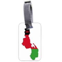 Malawi Flag Map Geography Outline Luggage Tag (one Side) by Sapixe