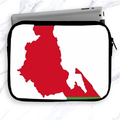 Malawi Flag Map Geography Outline Apple Ipad 2/3/4 Zipper Cases by Sapixe