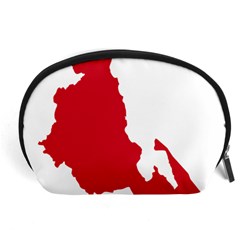 Malawi Flag Map Geography Outline Accessory Pouch (large) by Sapixe