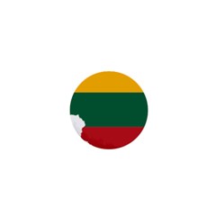 Lithuania Country Europe Flag 1  Mini Buttons