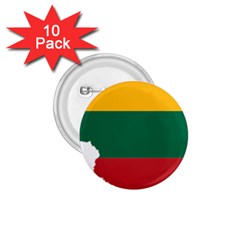 Lithuania Country Europe Flag 1 75  Buttons (10 Pack) by Sapixe