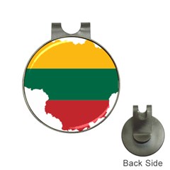 Lithuania Country Europe Flag Hat Clips With Golf Markers by Sapixe