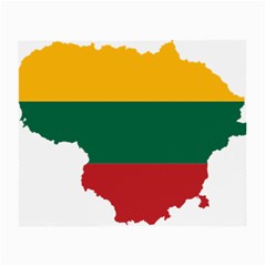 Lithuania Country Europe Flag Small Glasses Cloth by Sapixe