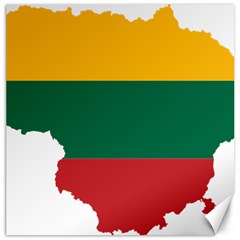 Lithuania Country Europe Flag Canvas 20  X 20  by Sapixe