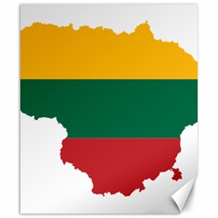 Lithuania Country Europe Flag Canvas 20  X 24  by Sapixe