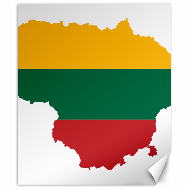 Lithuania Country Europe Flag Canvas 20  x 24 