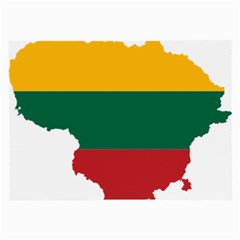 Lithuania Country Europe Flag Large Glasses Cloth (2 Sides) by Sapixe