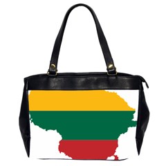 Lithuania Country Europe Flag Oversize Office Handbag (2 Sides) by Sapixe