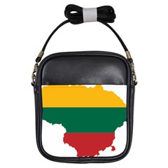 Lithuania Country Europe Flag Girls Sling Bag by Sapixe