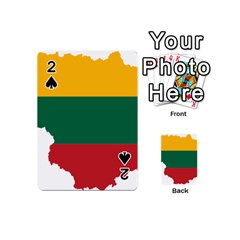 Lithuania Country Europe Flag Playing Cards 54 Designs (mini) by Sapixe