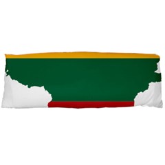 Lithuania Country Europe Flag Body Pillow Case Dakimakura (two Sides) by Sapixe