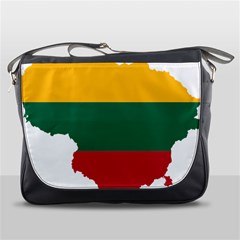 Lithuania Country Europe Flag Messenger Bag by Sapixe