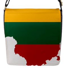 Lithuania Country Europe Flag Flap Closure Messenger Bag (s) by Sapixe