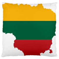 Lithuania Country Europe Flag Standard Flano Cushion Case (one Side) by Sapixe