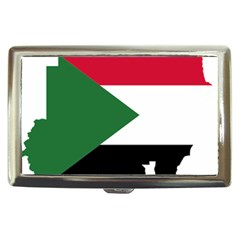 Sudan Flag Map Geography Outline Cigarette Money Case by Sapixe